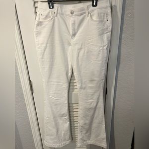 Anna white bell bottom jeans